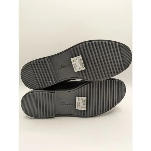 Clarks | Raisie Vita Boot Ankle Leather Zip Up & Tie | Sz 9.5 W - Picture 7 of 12